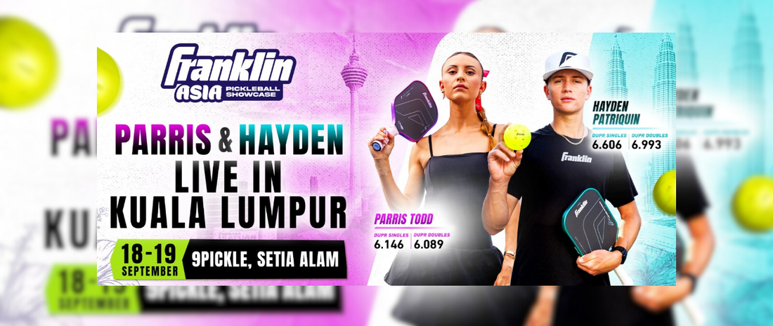 Franklin Asia Tour Brings Pickleball Stars Parris Todd and Hayden Patriquin to Malaysia