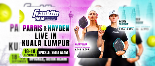 Franklin Asia Tour Brings Pickleball Stars Parris Todd and Hayden Patriquin to Malaysia