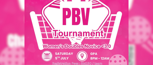 Pickleball Vibes Tournament Women’s Doubles Novice <3.0