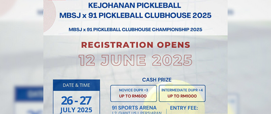 MBSJ x 91 Pickleball Clubhouse Championship 2025